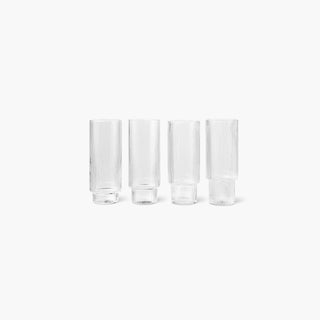 Ripple Long Glasses - Set of 4