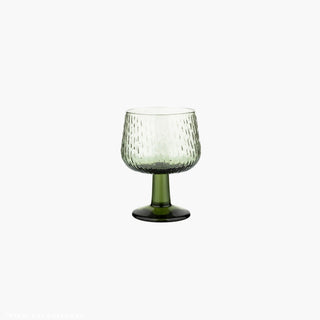 Syksy Glass Goblet - Olive