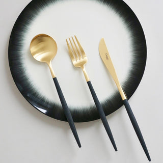 Goa Flatware - Black Gold