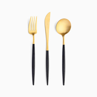 Goa Flatware - Black Gold