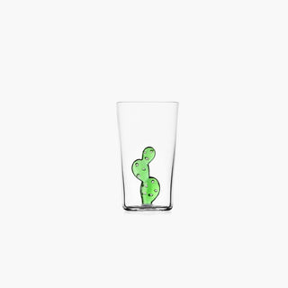 Desert Plants Long Drink Glass - Green Cactus