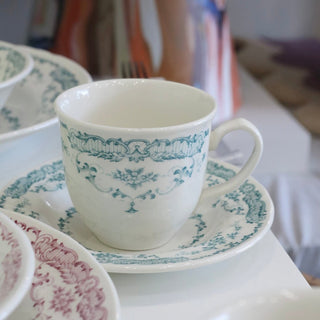 Tea Cup & Saucer Set - Turquoise