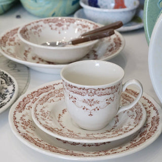 Tea Cup & Saucer Set - Terracotta