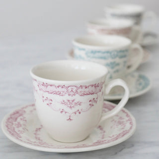 Tea Cup & Saucer Set - pink