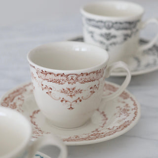 Tea Cup & Saucer Set - Terracotta