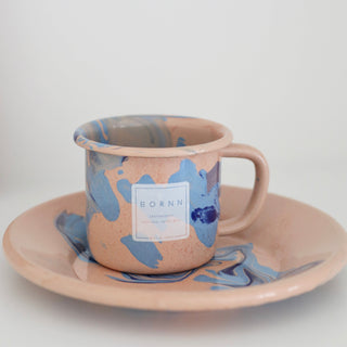 Enamel Large Mug - Peach