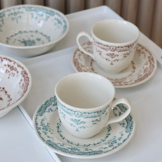 Tea Cup & Saucer Set - Turquoise