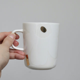 Unikko Mug - White Gold