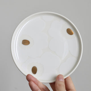 Unikko Plate 13.5cm - White/Gold