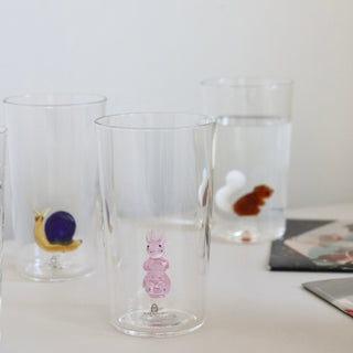 Animal Farm Long Drink Glass - Rabbit