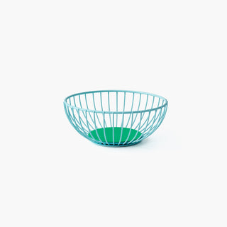 Iris Wire Basket Small - Light Blue