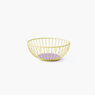 Iris Wire Basket Small - Yellow