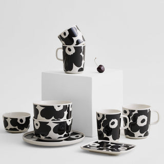Unikko Plate 20cm - Black