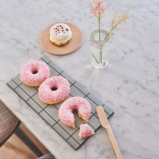 Round Suki Tray - Camel / Rose