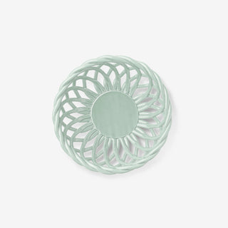 Sicilia Ceramic Basket Large - Mint