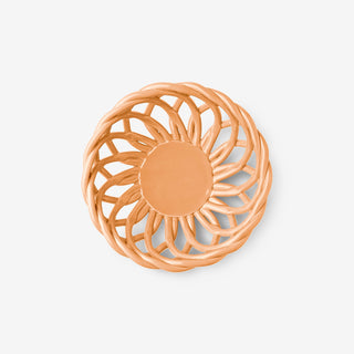 Sicilia Ceramic Basket Small - Orange