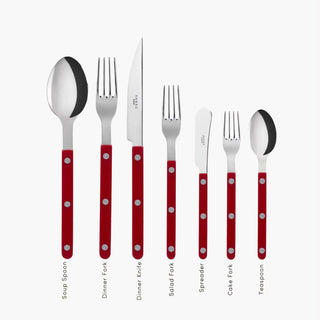 Bistrot Shiny Flatware - Burgundy