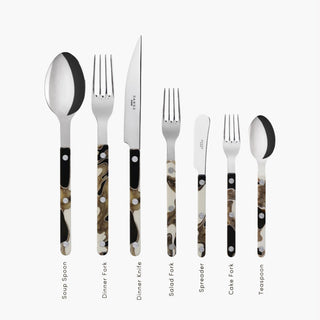 Bistrot Shiny Flatware - Dune Black