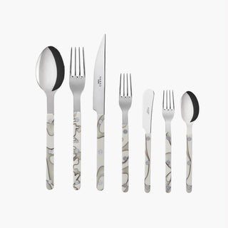 Bistrot Shiny Flatware - Dune Ivory