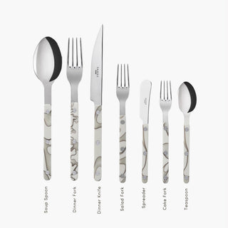 Bistrot Shiny Flatware - Dune Ivory