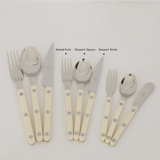 Bistrot Shiny Flatware - White