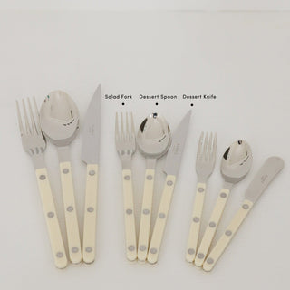 Bistrot Shiny Flatware - Dune Ivory