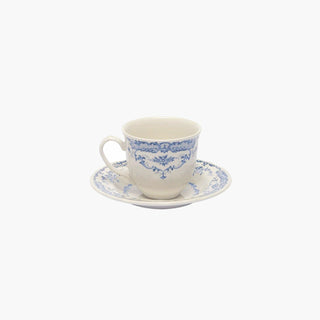 Tea Cup & Saucer Set - Blue