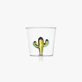 Desert Plants Tumbler - Amber Green