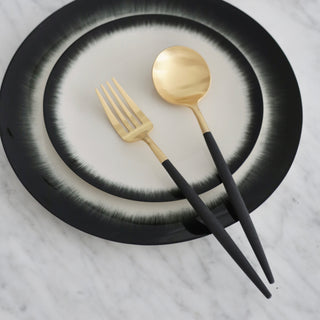 DÉ Plate Set Black 17.5cm - Var 3