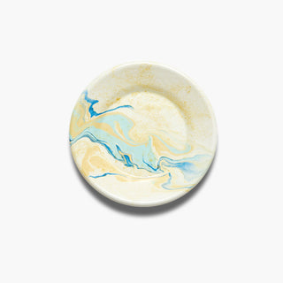 Enamel Plate 21cm - Lemon Cream