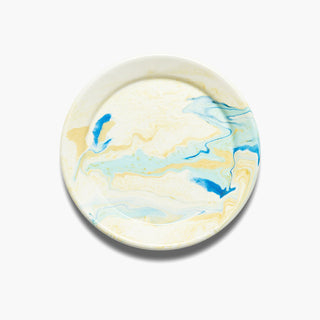 Enamel Plate 25cm - Lemon Cream