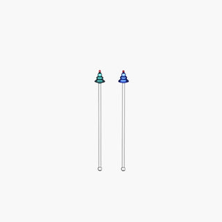 Wish Tree 2 Stirrers Set - Blue/Petrol